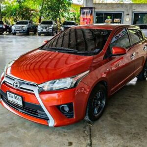 Toyota Yaris 2014.0 มือสอง เบนซิน ไมล์ ราคาถูก เช็กศูนย์ทุกระยะ